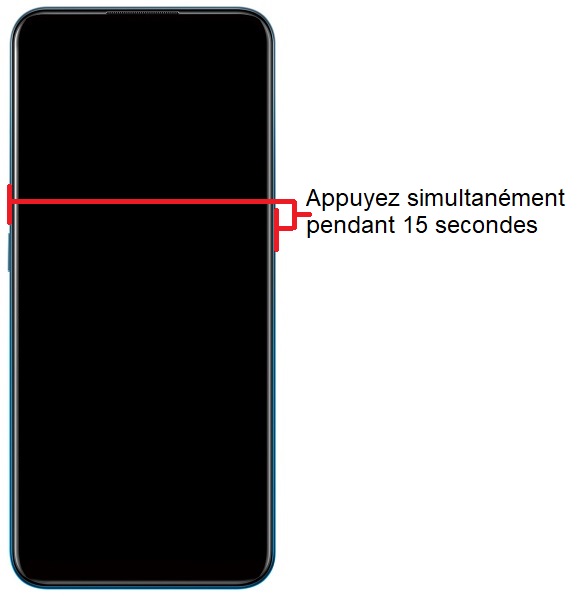 Forcer le redémarrage du OPPO A53