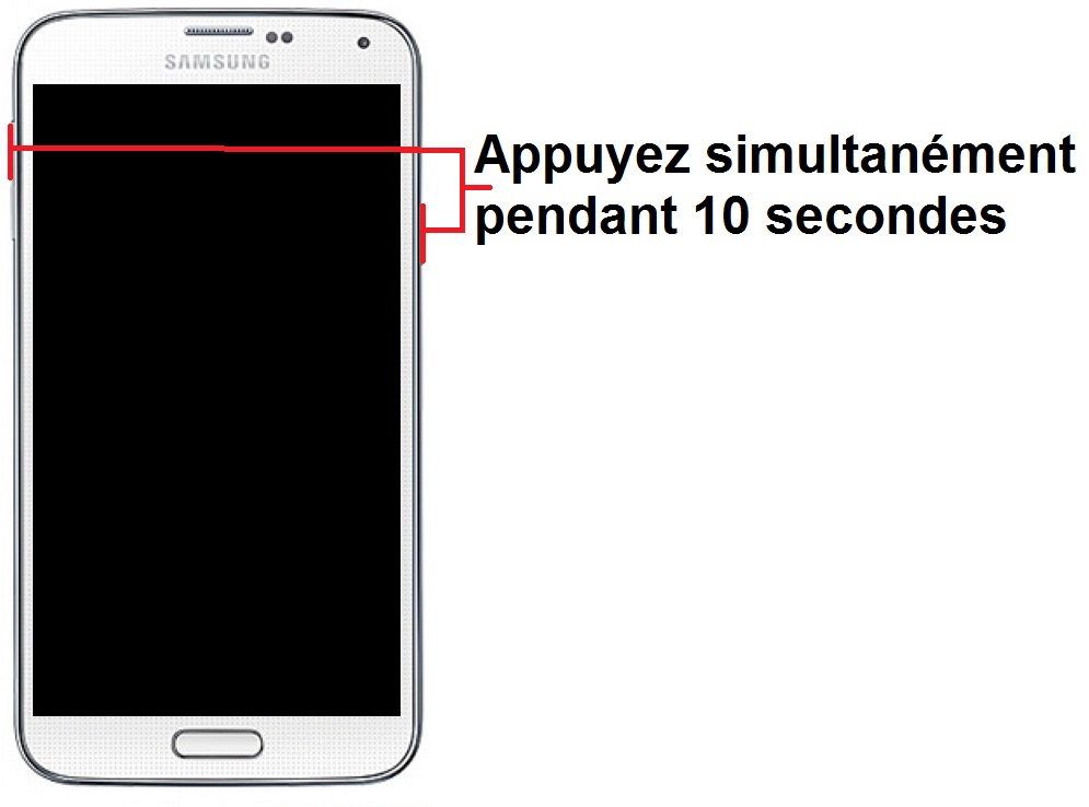Forcer l’allumage de mon Samsung Galaxy S5 ?