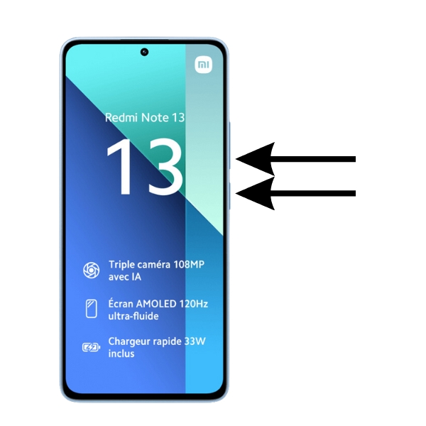 Redémarrer le Redmi Note 13