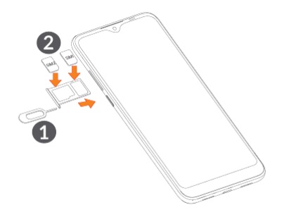 Comment insérer sa carte SIM dans son Alcatel 3L 2020 ?