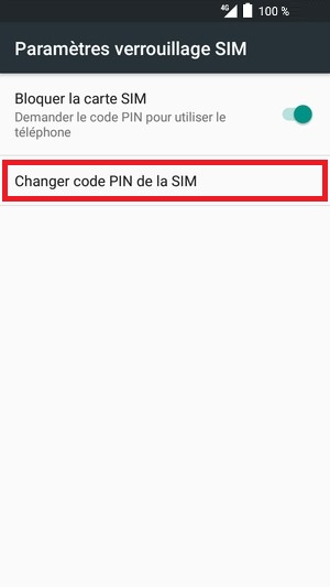 Changer votre code PIN de son Alcatel pop 3.