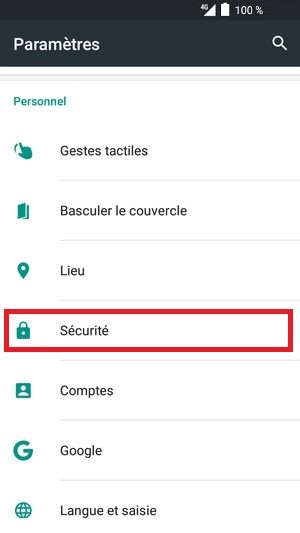 Changer votre code PIN de son Alcatel pop 3.