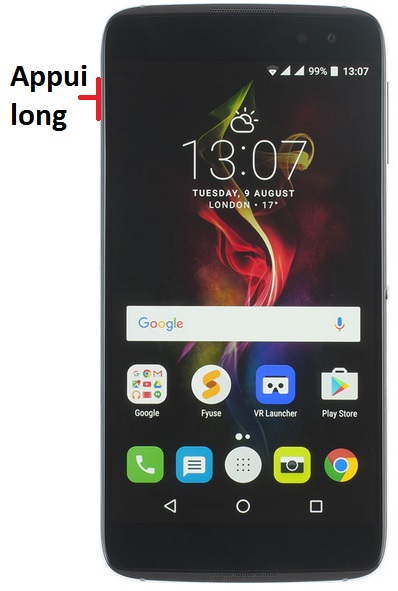 Comment éteindre son Alcatel Idol 4 ?