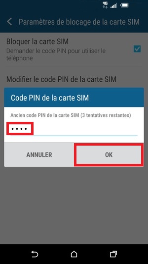 Changer votre code PIN de son HTC Desire 650.
