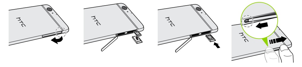 Comment insérer sa carte SIM dans son HTC M9 ?