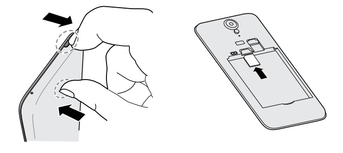 Comment insérer sa carte SIM dans son HTC Desire 620 ?