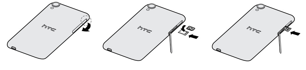 Comment insérer sa carte SIM dans son HTC Desire 626 ?