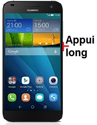 Comment éteindre son Huawei G7 ?