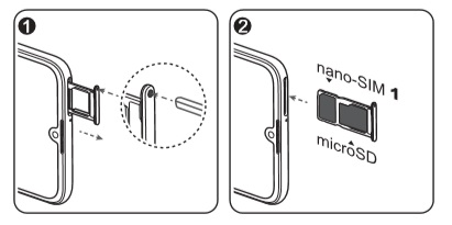 Insérer la carte SIM dans le Huawei P Smart 2019