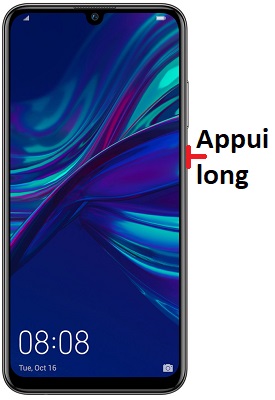 Comment éteindre le Huawei P Smart 2019 ?