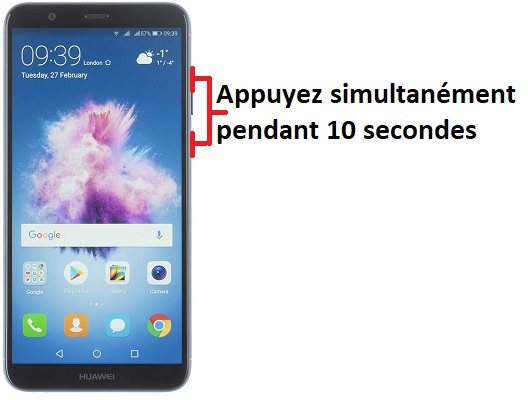 Forcer l’arrêt mon Huawei P Smart ?