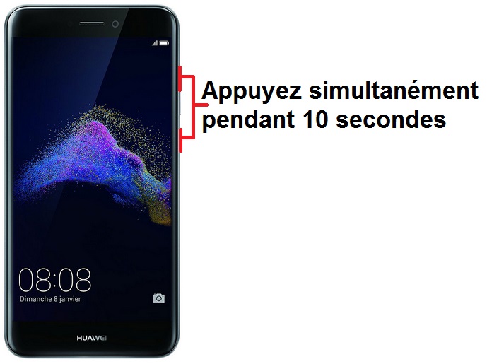 Forcer l’arrêt mon Huawei P8 ?