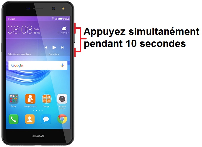 Forcer l’arrêt mon Huawei Y6 ?