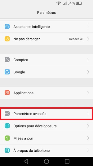 Changer votre code pin de son Honor 7.