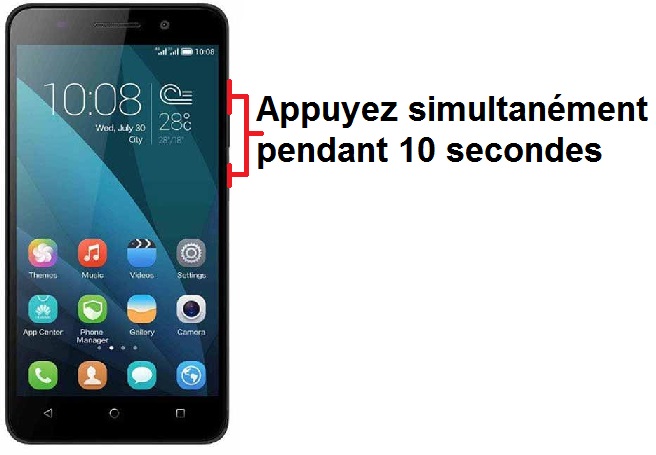 Forcer l’arrêt mon Honor 4X ?