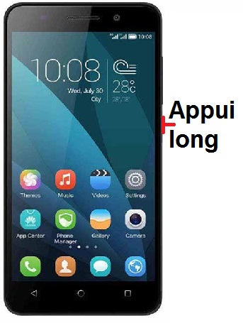 Comment éteindre son Honor 4X ?