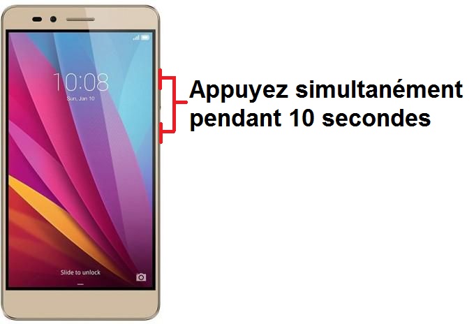 Forcer l’arrêt mon Honor 5X ?