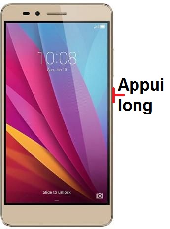 Comment éteindre son Honor 5X ?