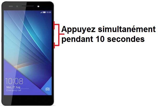 Forcer l’arrêt mon Honor 7 ?