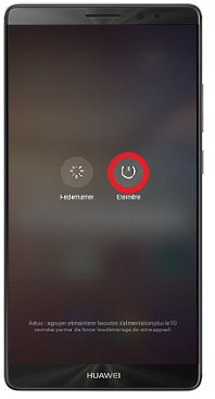 Comment éteindre son Huawei Mate 8 ?