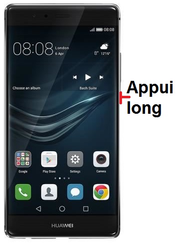Comment éteindre son Huawei P9 / Plus / Lite ?