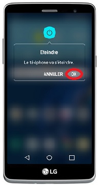 Comment éteindre son LG Bello II ?