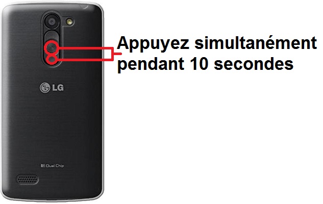 Forcer l'arrêt si le LG L Bello est bloqué