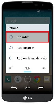 Comment éteindre le LG L Bello ?