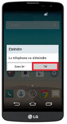 Comment éteindre le LG L Bello ?