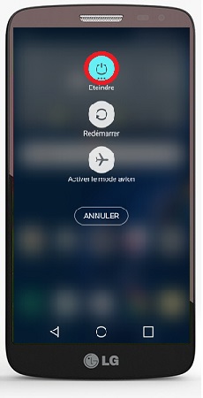 Comment éteindre son LG G2 ?