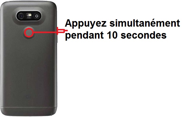 Forcer l’arrêt mon LG G5 ?