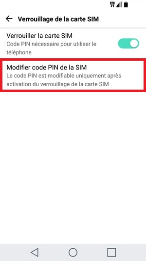 Changer votre code PIN de son LG G5.