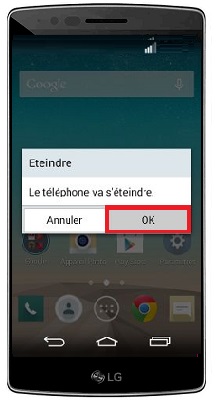 Comment éteindre son LG G Flex 2 ?