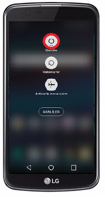 Comment éteindre son LG K10 ?