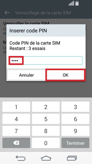 Changer votre code PIN de son LG G Flex 2.