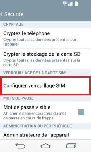 Changer votre code PIN de son LG G Flex 2.