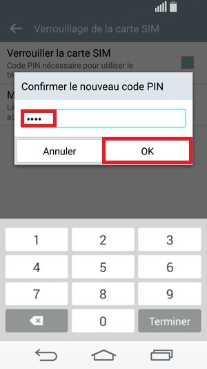 Changer votre code PIN de son LG G Flex 2.
