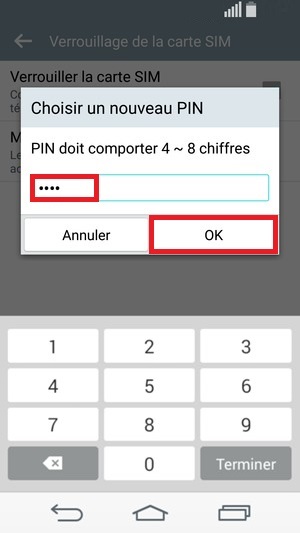 Changer votre code PIN de son LG G Flex 2.