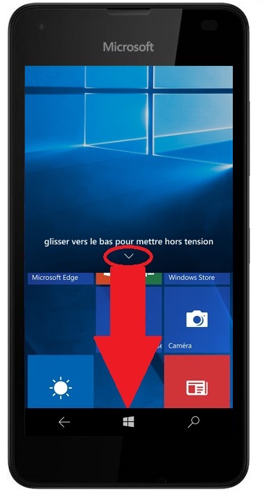 Comment éteindre son Microsoft Lumia 550 ?