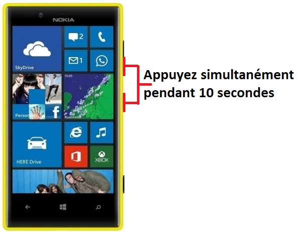 Forcer l’arrêt mon Nokia Lumia 720 ?