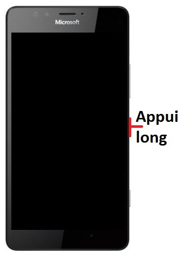 Comment allumer le Microsoft Lumia 950 ?