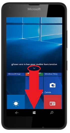 Comment éteindre son Microsoft Lumia 640 ?