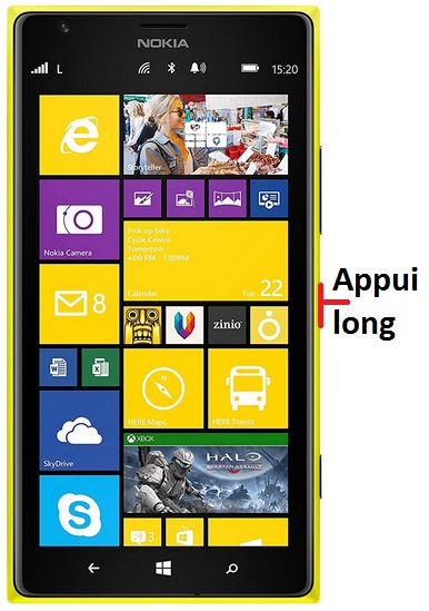 Comment éteindre son Nokia Lumia 1520 ?