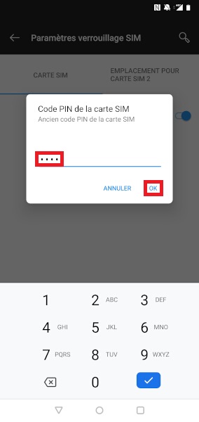 Changer votre code PIN de son OnePlus 5.