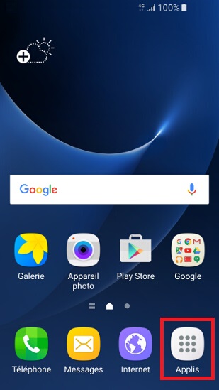 Changer votre code PIN de son Samsung Galaxy J7 2017.