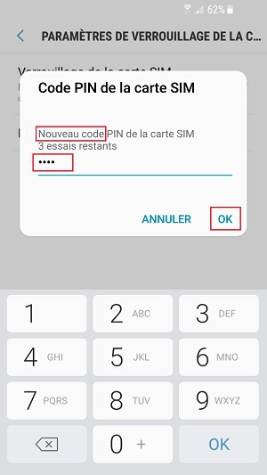 Changer votre code PIN de son Samsung Galaxy J7 2017.