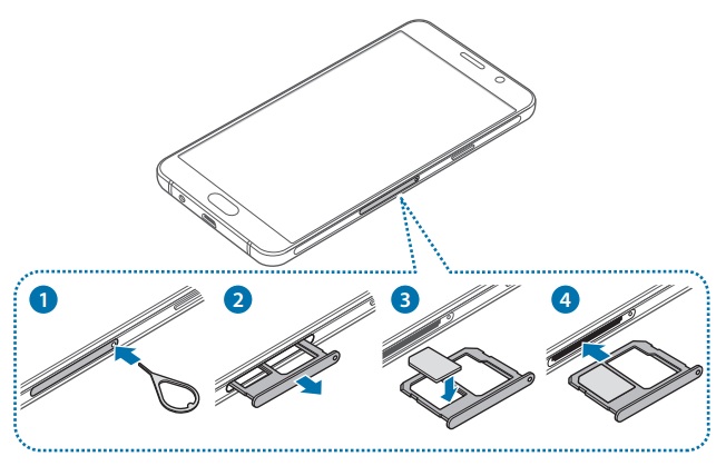 Comment insérer sa carte SIM dans son Samsung Galaxy A3 2016 ?