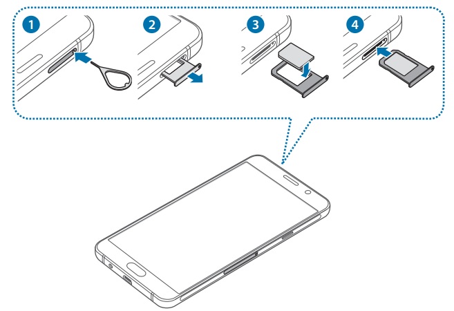 Comment insérer sa carte SIM dans son Samsung Galaxy A5 2016 ?