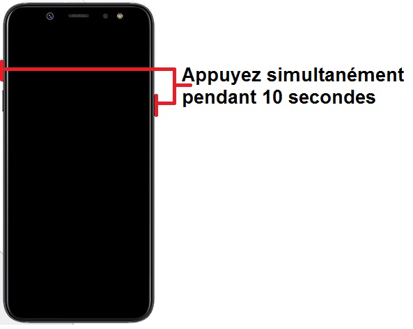 Forcer l’arrêt mon Samsung Galaxy A6 ?