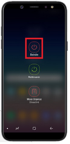 Comment éteindre son Samsung Galaxy A6 ?